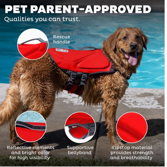 Outward Hound Dawson Dog Life Jacket - Picture 7 of 8